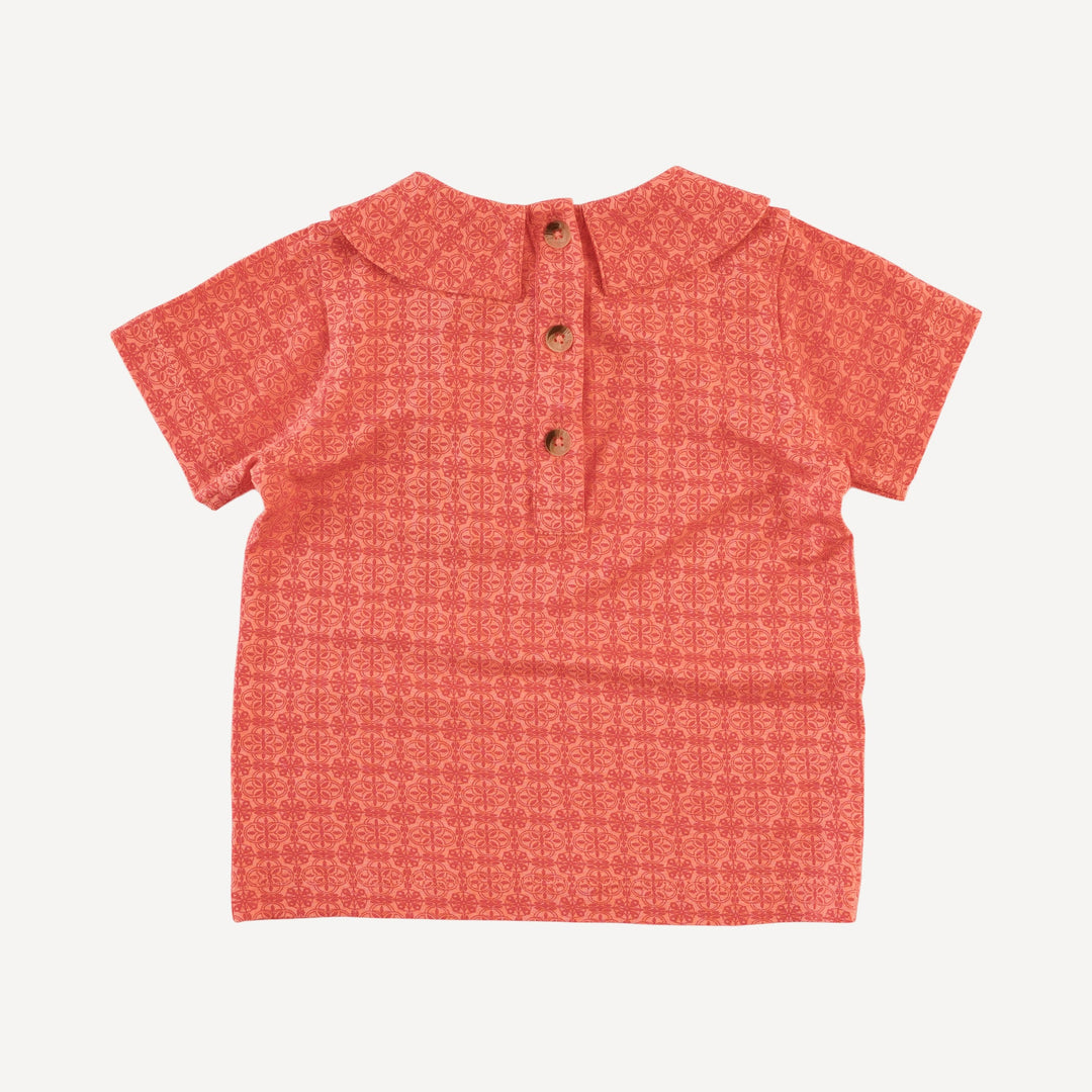 short sleeve peter pan tee | gramercy | bamboo