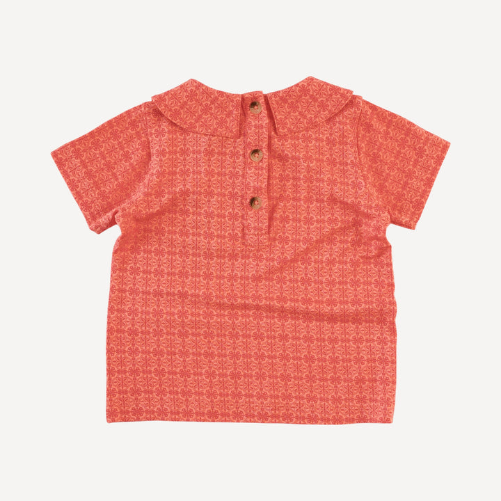 short sleeve peter pan tee | gramercy | bamboo
