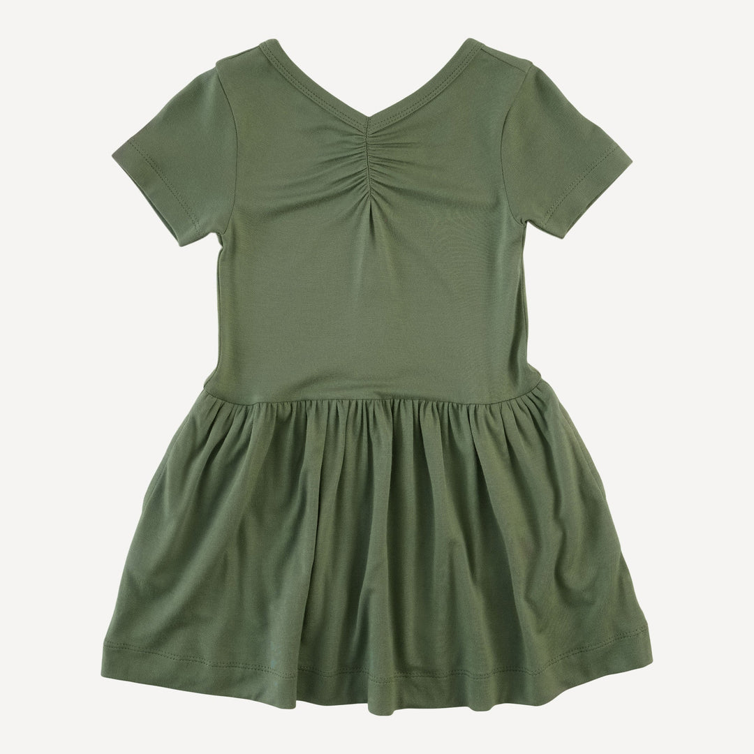 short sleeve twirl dress | hedge | bamboo