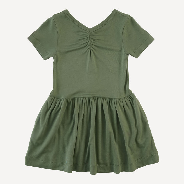 short sleeve twirl dress | hedge | bamboo