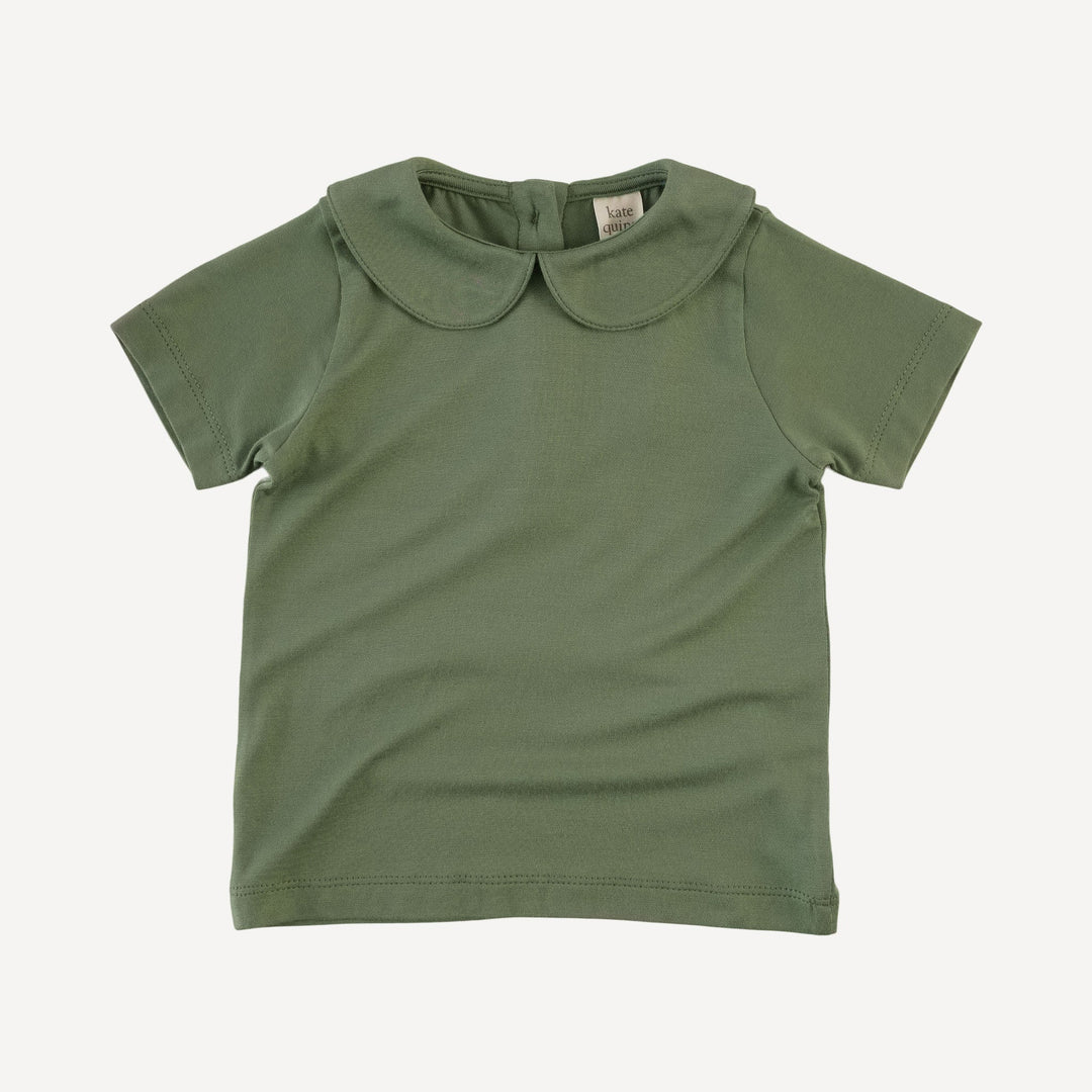short sleeve peter pan tee | hedge | bamboo