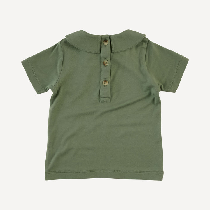 short sleeve peter pan tee | hedge | bamboo