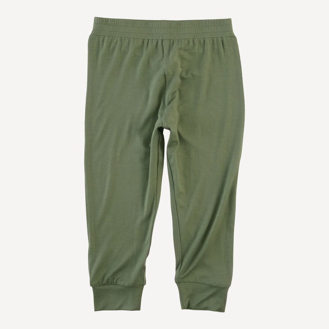 cuffed jogger | hedge | bamboo