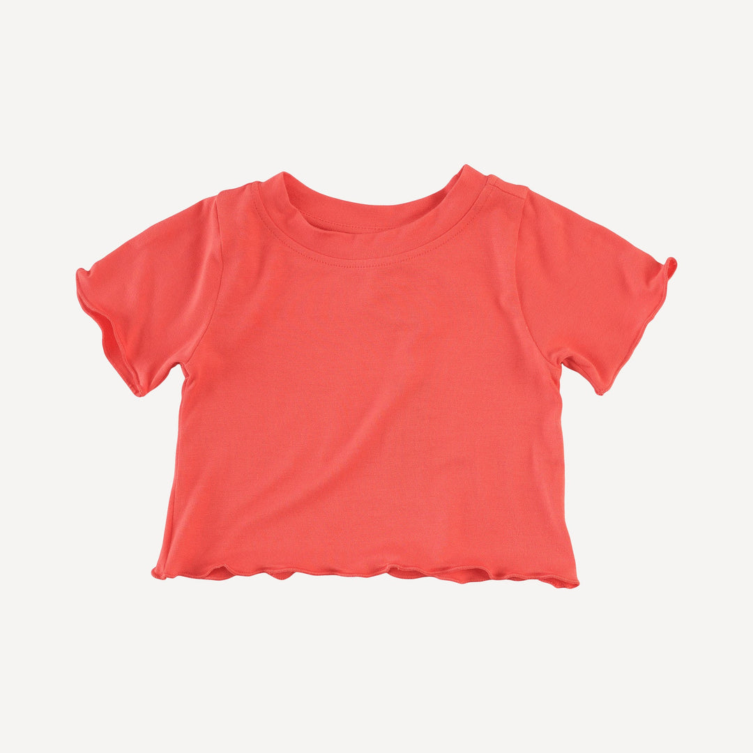 short sleeve jade set | tropical pink | bamboo
