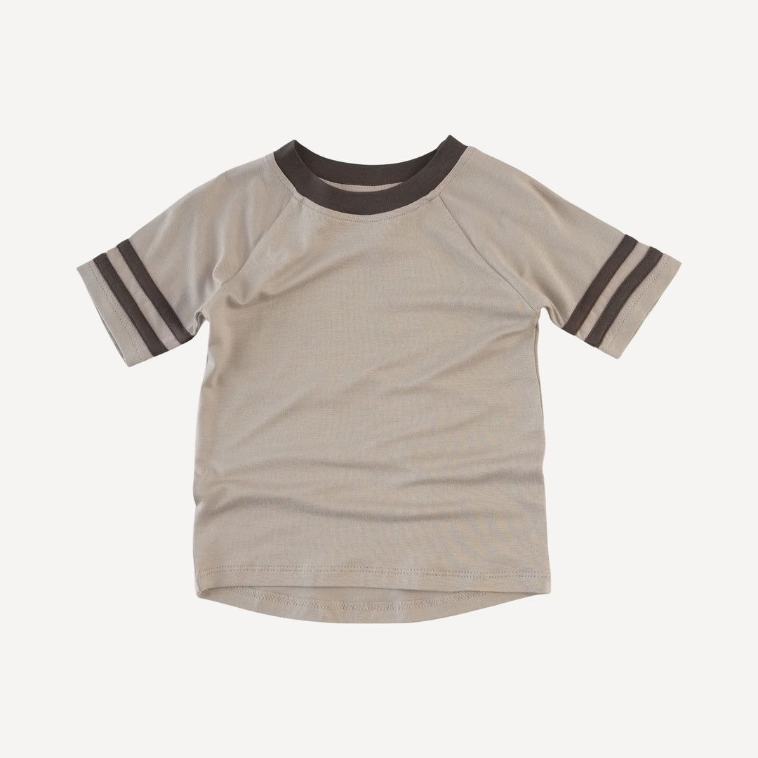 short sleeve football set | moonstone | bamboo