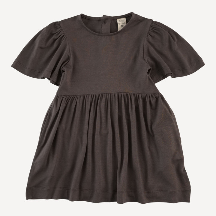 bell sleeve dress | gull | bamboo
