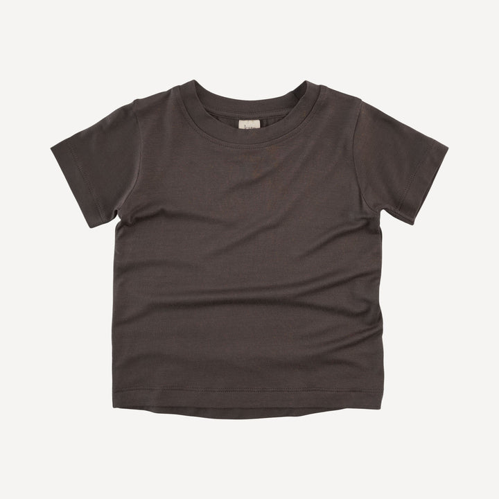 short sleeve boxy tee | gull | bamboo