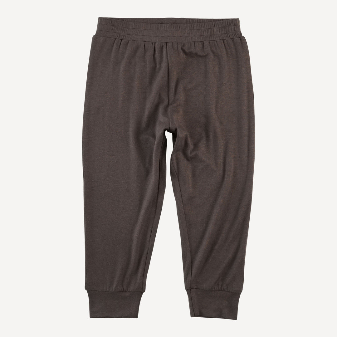cuffed jogger | gull | bamboo