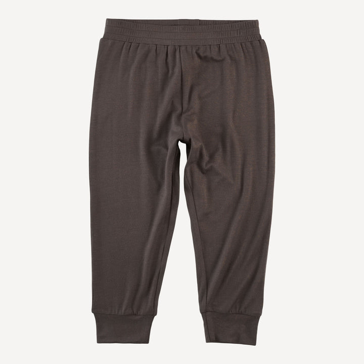 cuffed jogger | gull | bamboo