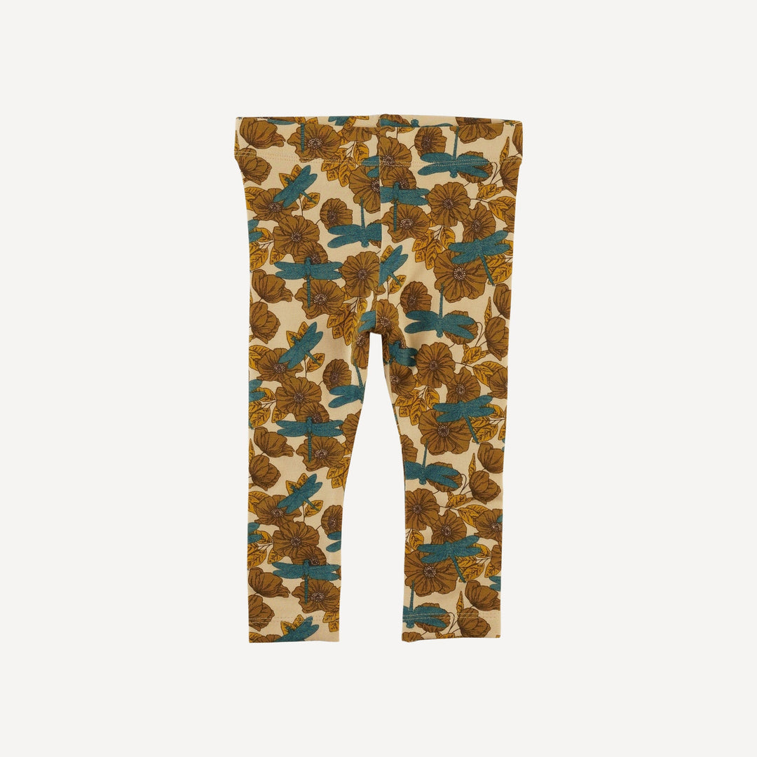 classic skinny legging | dragonfly garden | bamboo