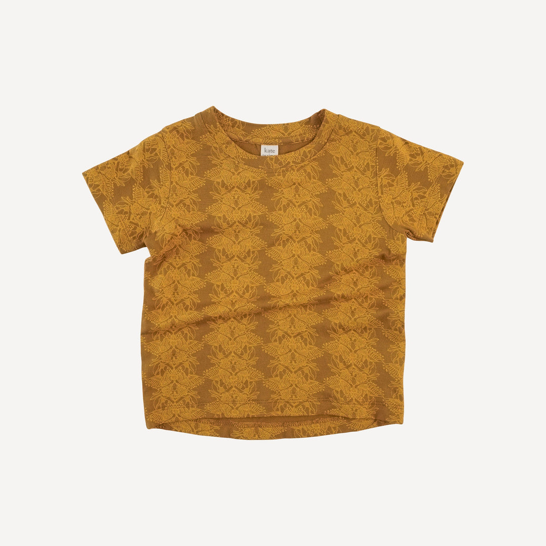 short sleeve boxy tee | butterfly | bamboo