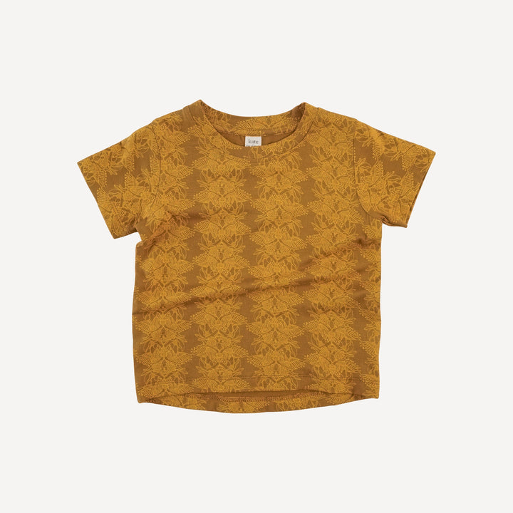 short sleeve boxy tee | butterfly | bamboo