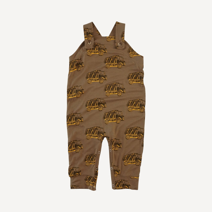 country cuffed jumpsuit | teak dumptruck | bamboo