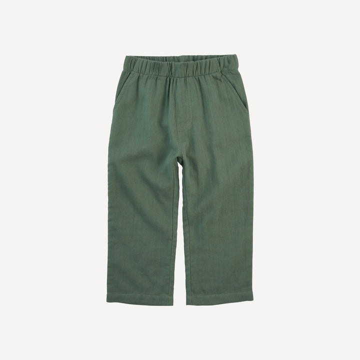 relaxed pant | spruce | organic cotton gauze