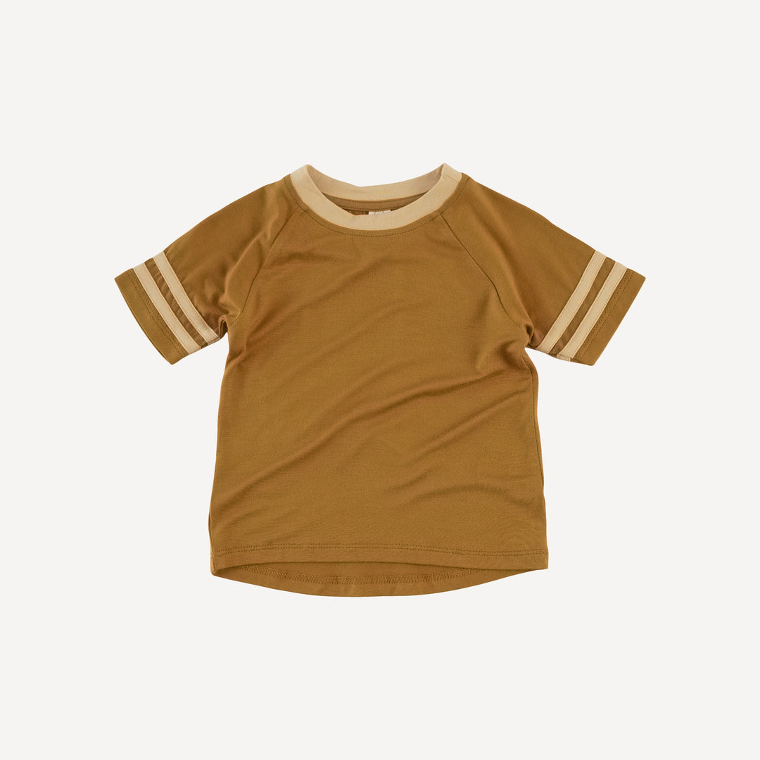 short sleeve football set | mist bronze | bamboo