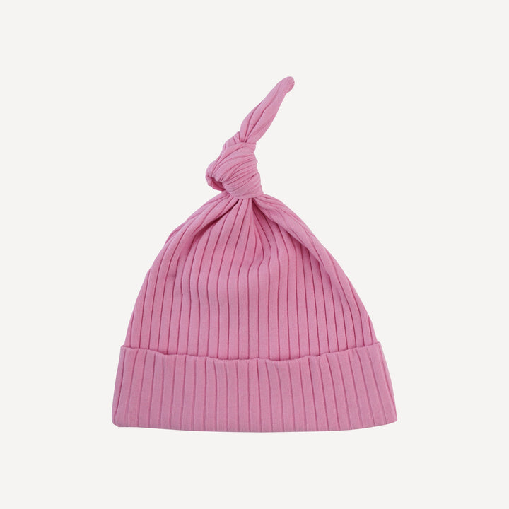 knot hat | bonbon | organic cotton wide rib