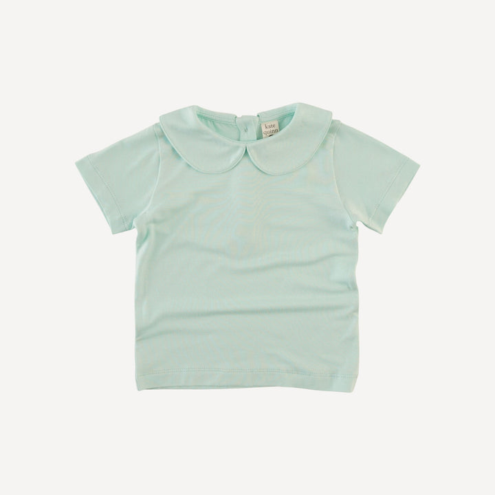 short sleeve peter pan tee | frozen sea | bamboo