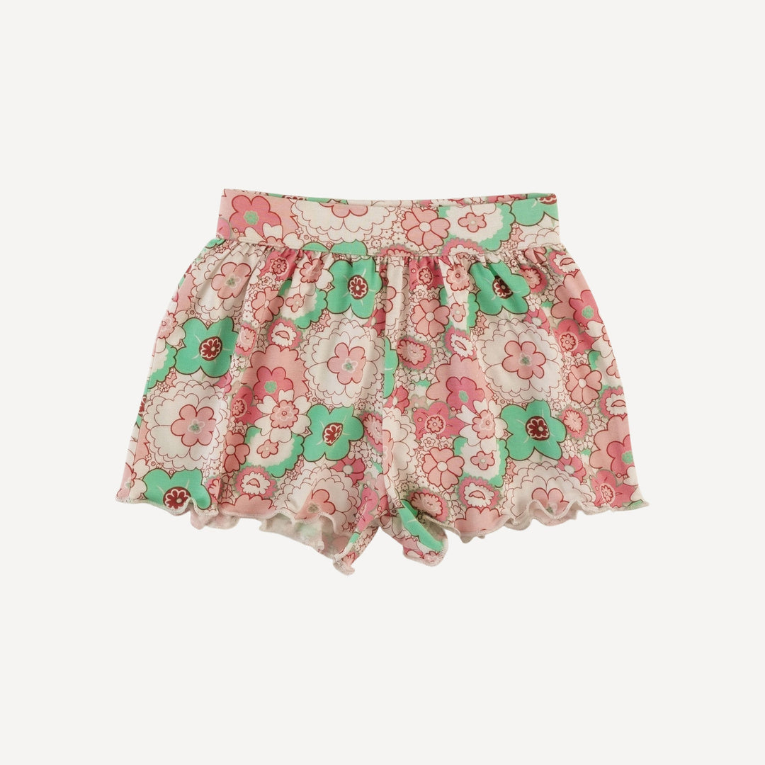 jade short sleeve set | mint pink mid century floral | bamboo