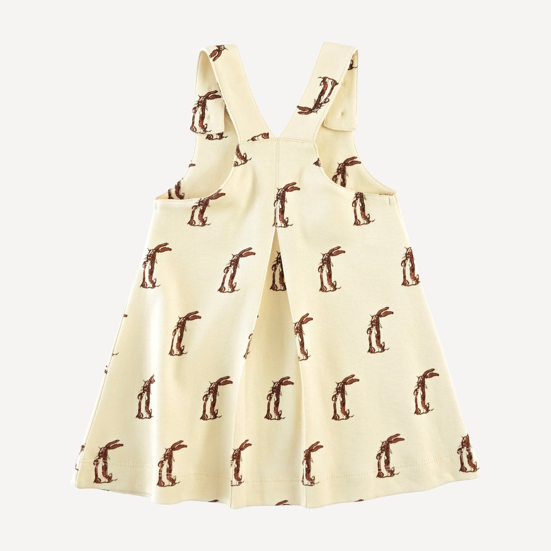patticakes dress | plush rabbit | organic cotton interlock