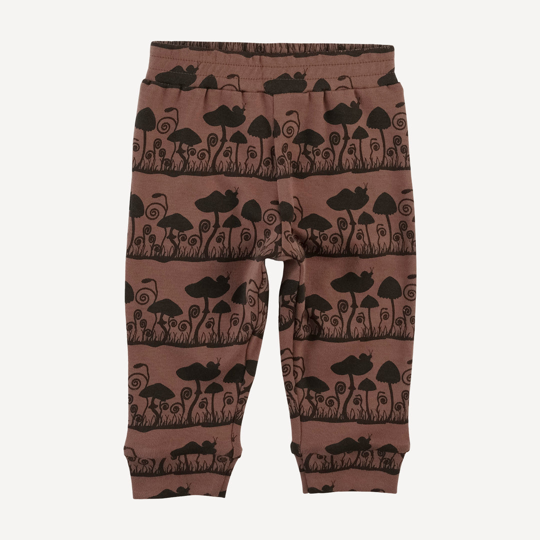 long sleeve relaxed jogger set | mushroom | organic cotton interlock