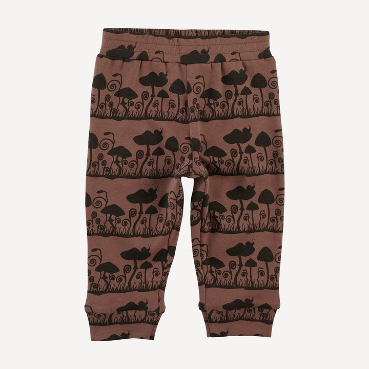 long sleeve relaxed jogger set | mushroom | organic cotton interlock