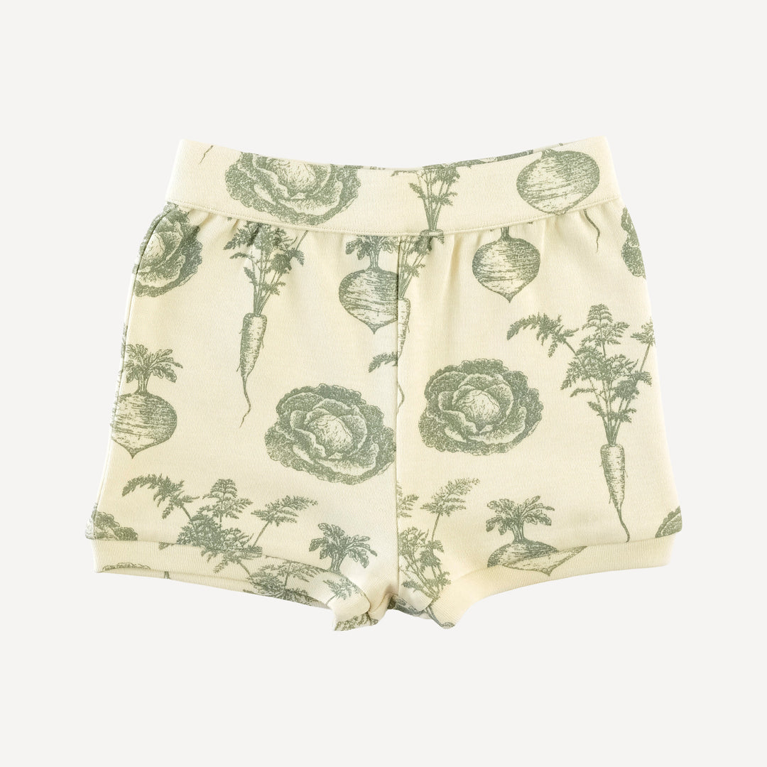 jamie short set | jadeite veggies | organic cotton interlock