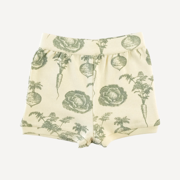 jamie short set | jadeite veggies | organic cotton interlock