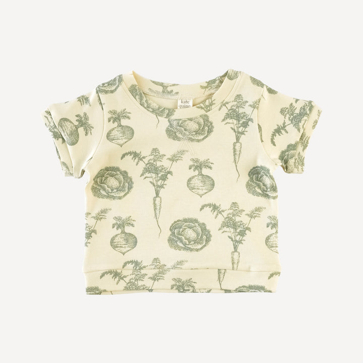 jamie short set | jadeite veggies | organic cotton interlock