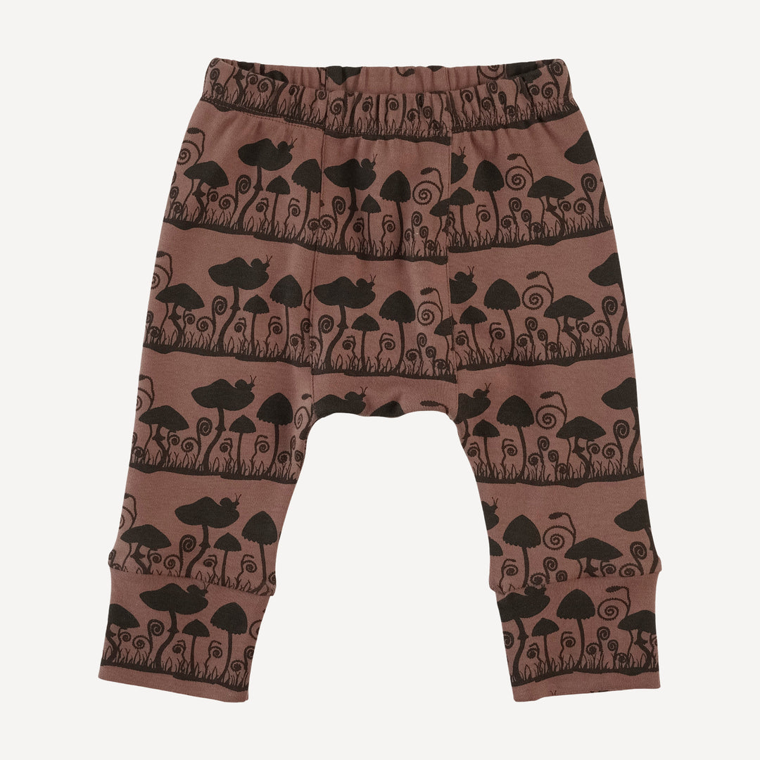 classic panda pant | mushroom | organic cotton interlock