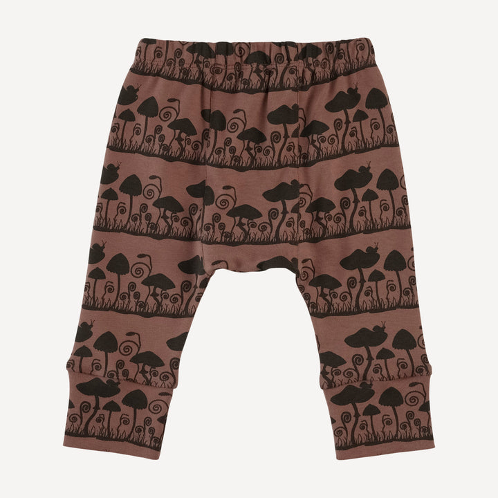 classic panda pant | mushroom | organic cotton interlock