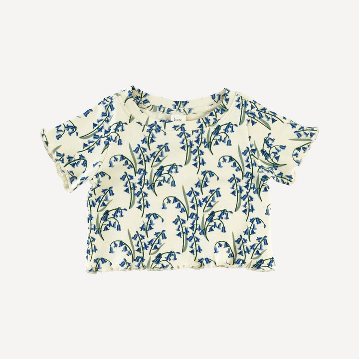 short sleeve jade set | bluebells | organic cotton interlock