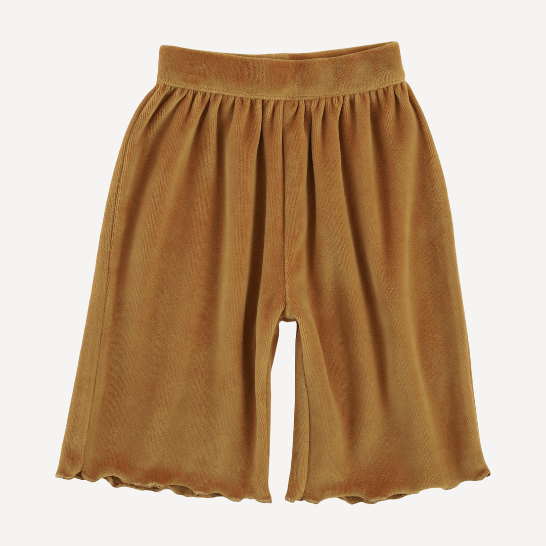 long sleeve jade set | apple cinnamon | organic cotton velour