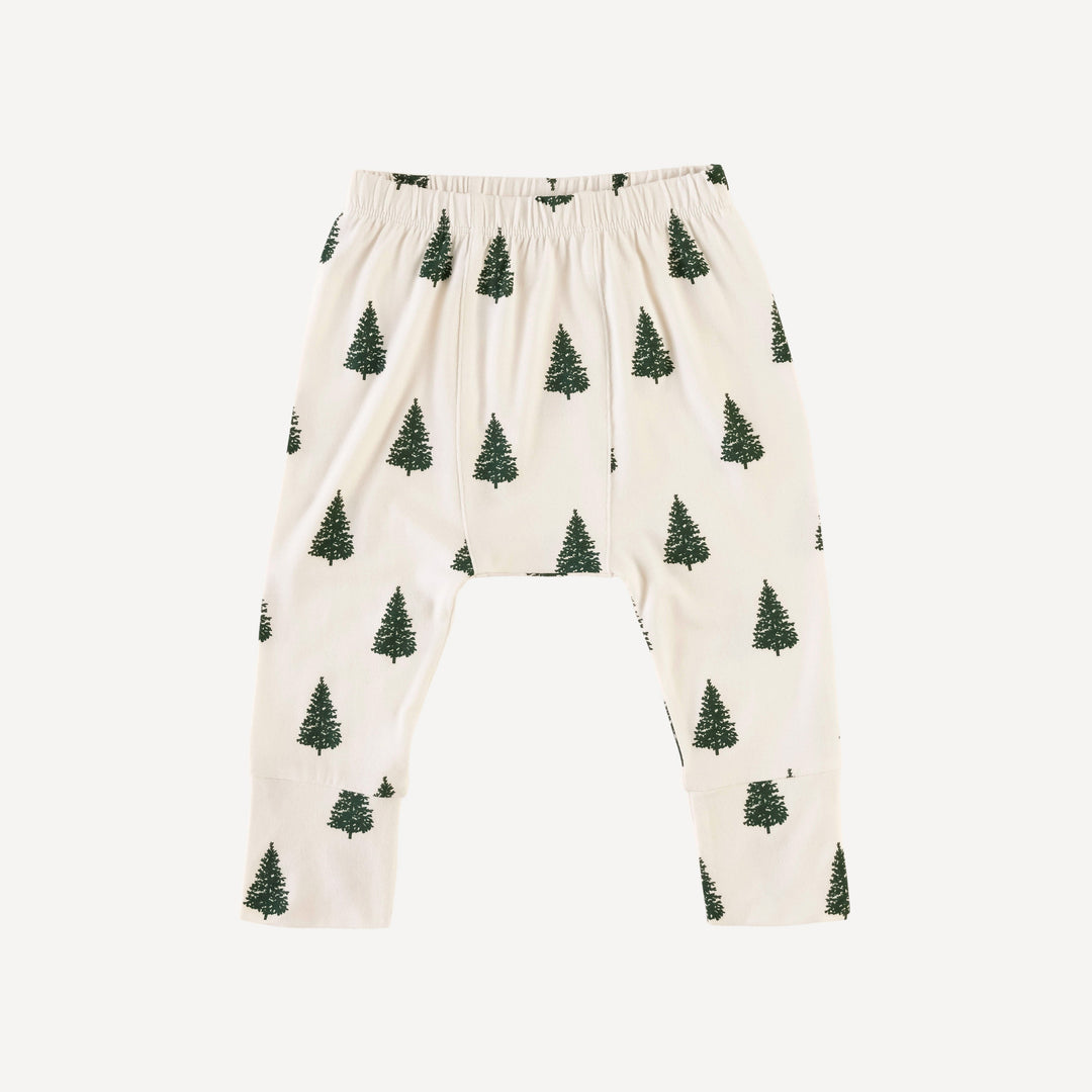 classic panda pant | mountain view forest pine | bamboo