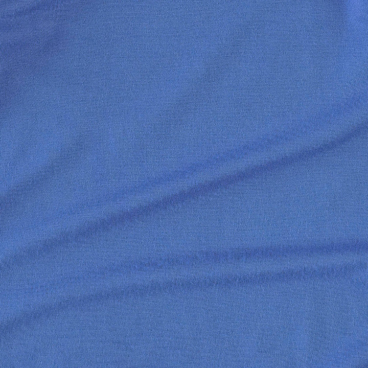 long sleeve zipper footie | bright blue | bamboo