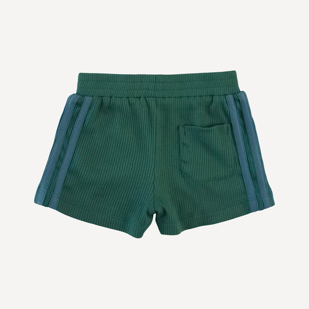 andrew short set | hunter  | organic cotton single rib