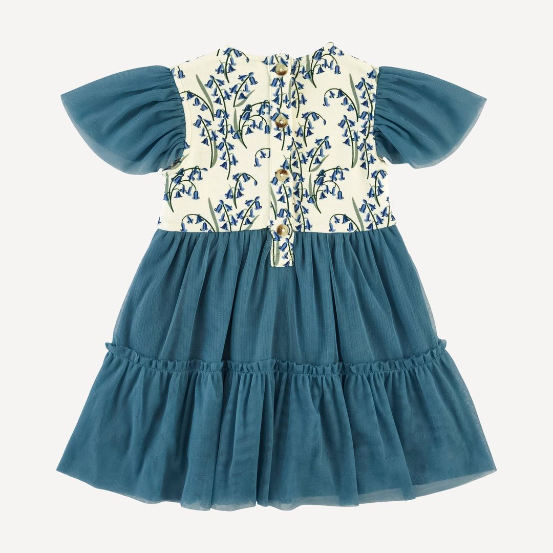 sophie dress | bluebells | organic cotton interlock