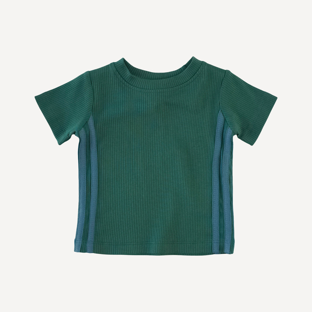 andrew short set | hunter  | organic cotton single rib