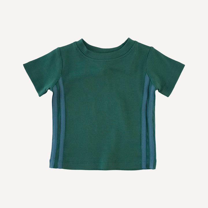 andrew short set | hunter  | organic cotton single rib