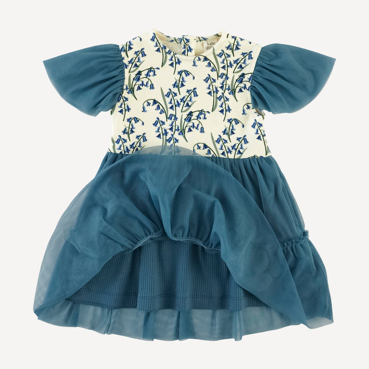sophie dress | bluebells | organic cotton interlock