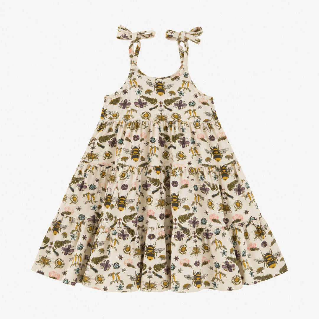 PREORDER spaghetti tie prairie dress | litho bee | modal