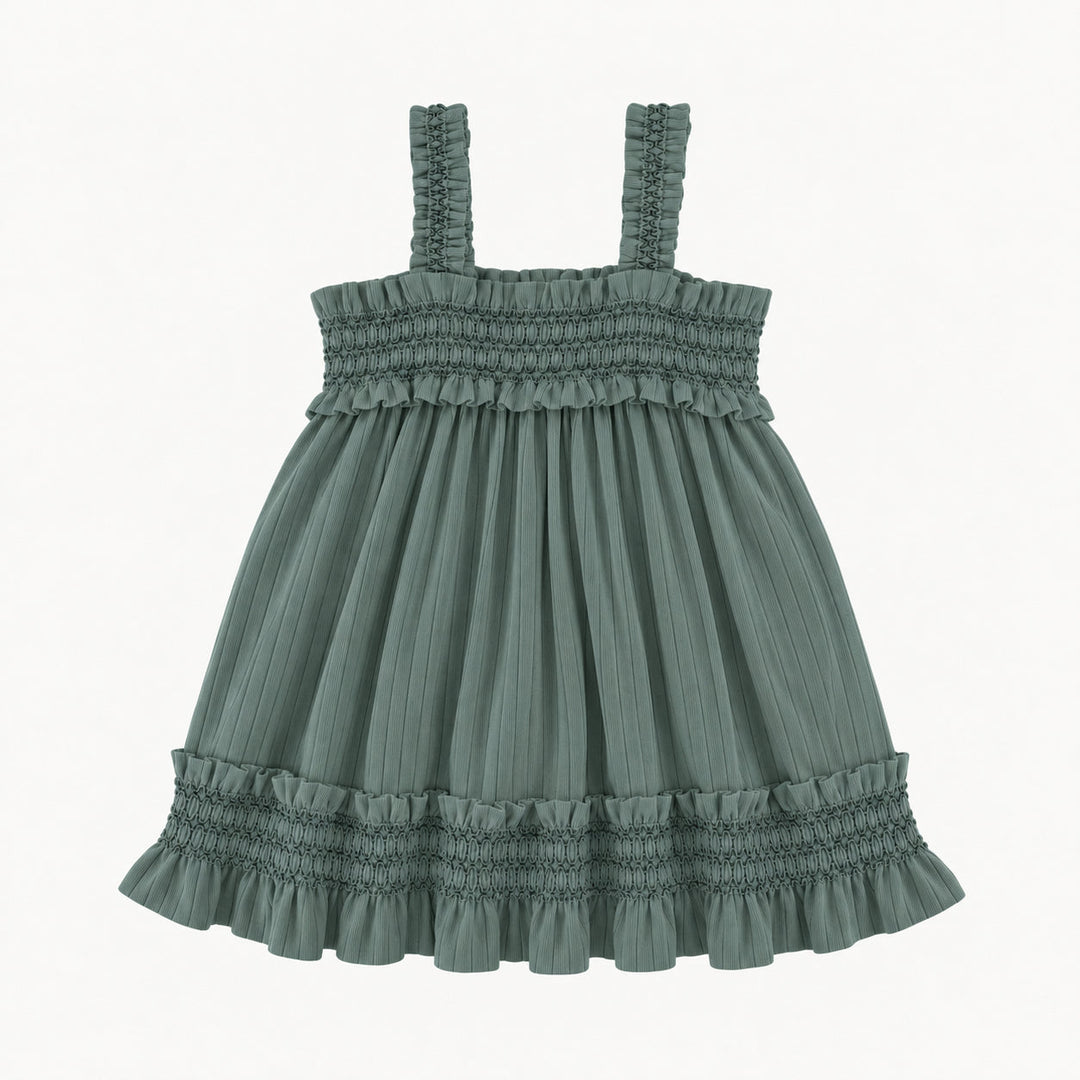 PREORDER winnie tank dress | forest | woods rib