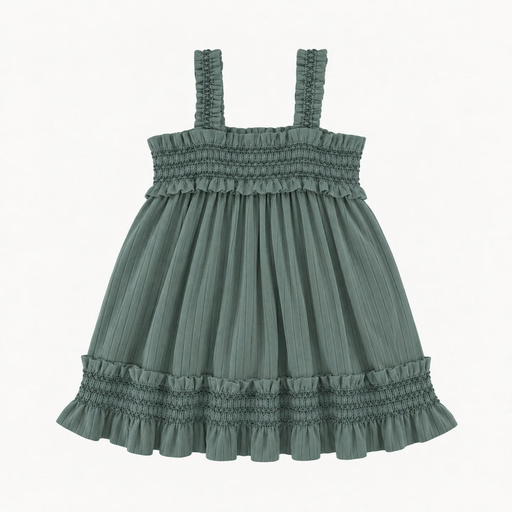 PREORDER winnie tank dress | forest | woods rib