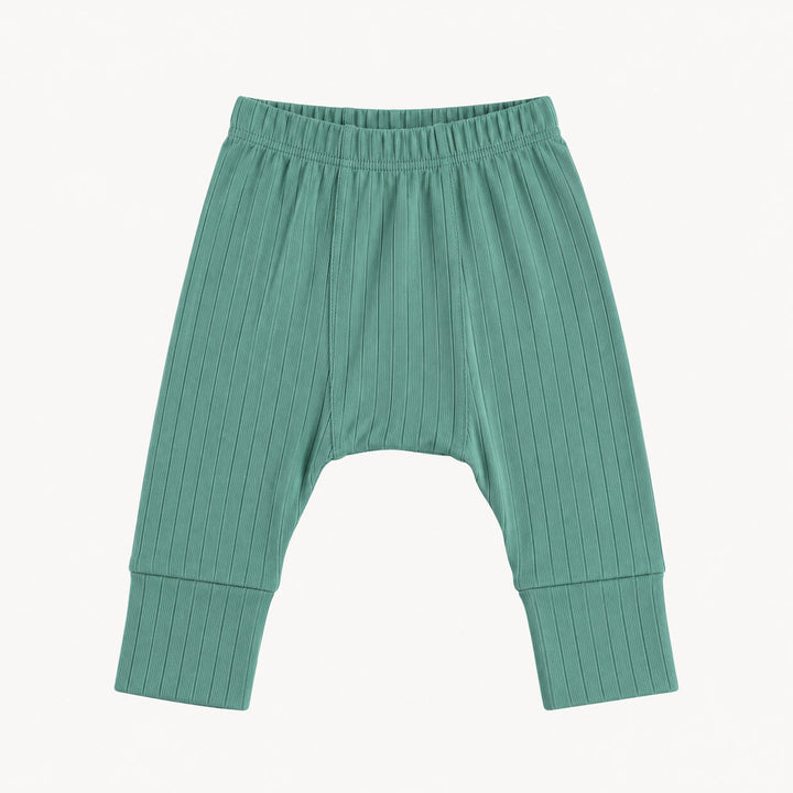 PREORDER classic panda pant | wasabi | woods rib