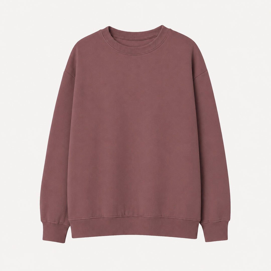PREORDER womens oversized sweatshirt | apple butter | organic cotton interlock