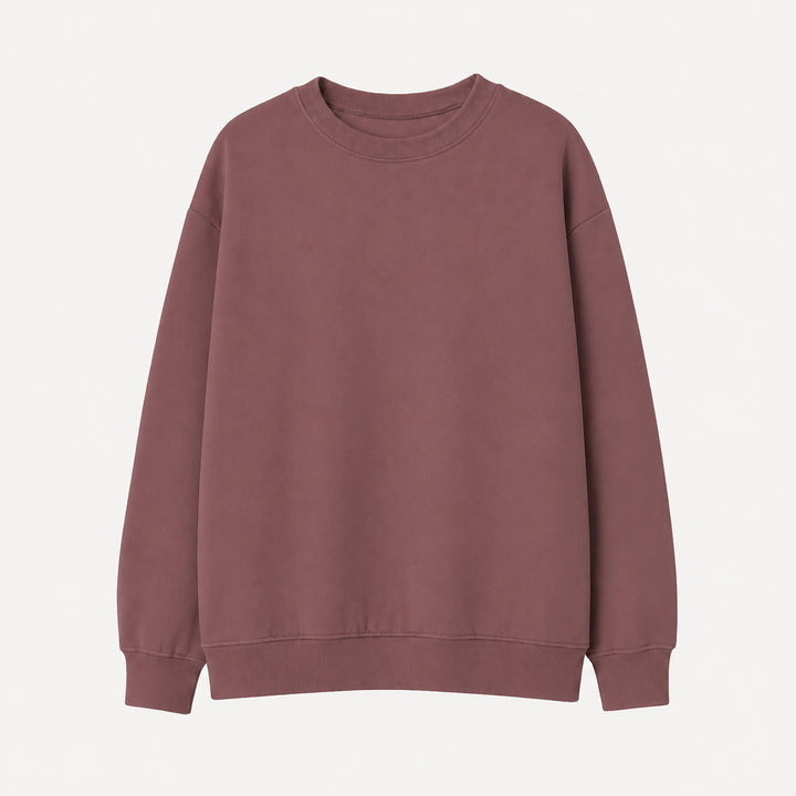 PREORDER womens oversized sweatshirt | apple butter | organic cotton interlock