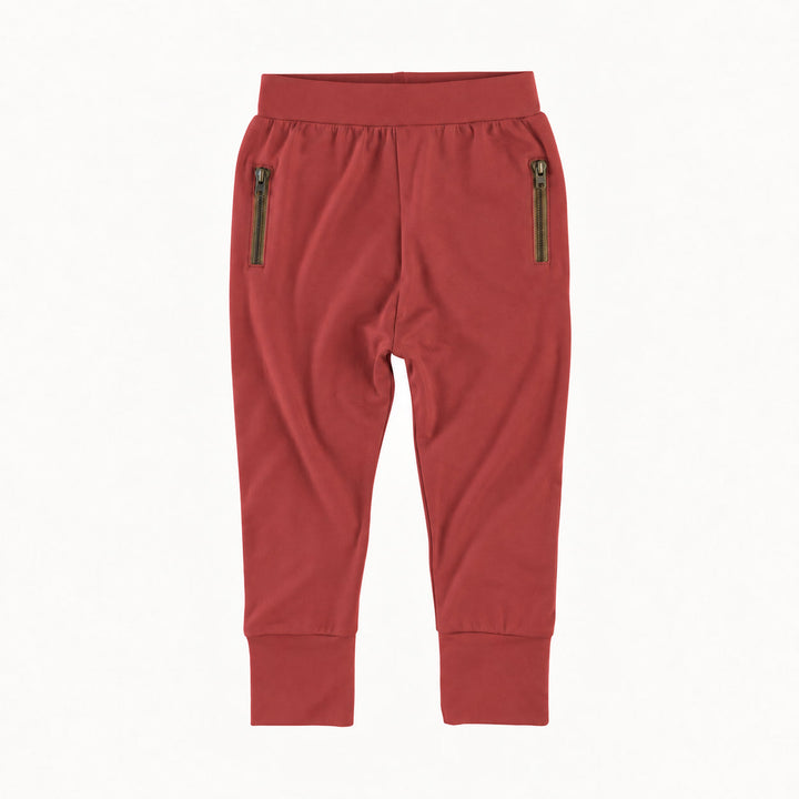 PREORDER slit pocket pant | pom red | modal