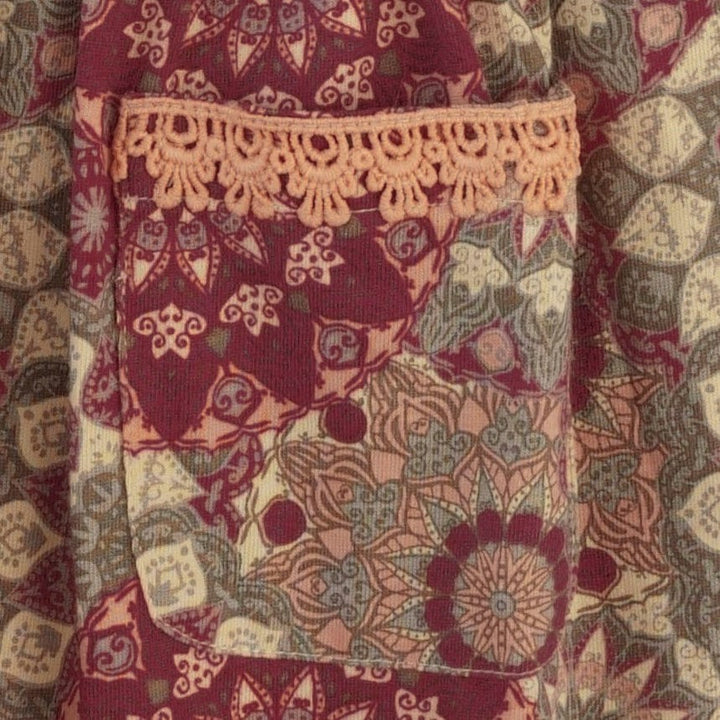 drew dress | earthen mandala | organic cotton jersey