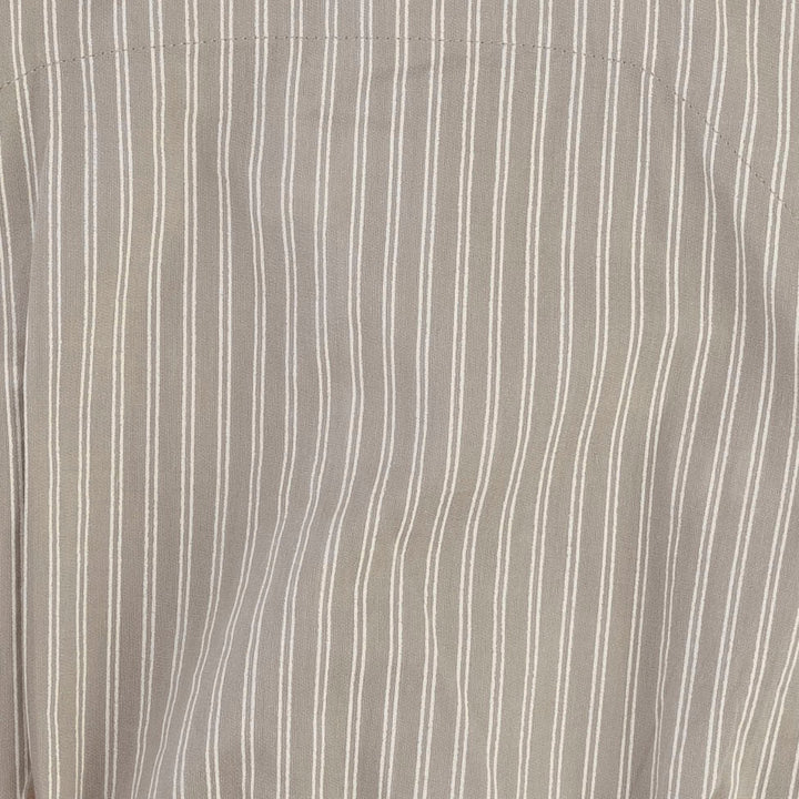 large bow elastic headband | earthy pinstripe | organic cotton woven