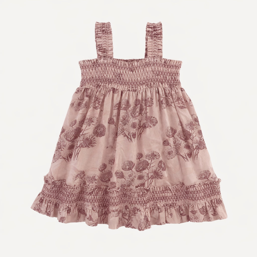 winnie tank dress | burlwood dahlia | organic cotton jersey