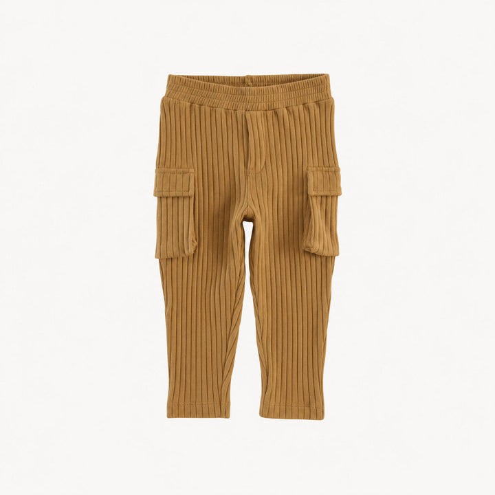 PREORDER skinny cargo pant | apple cinnamon | organic cotton wide rib